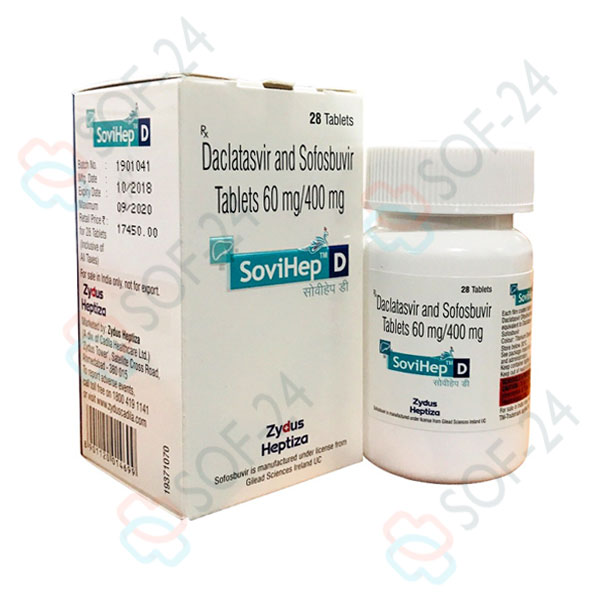 Sovihep D Софосбувир и Даклатасвир