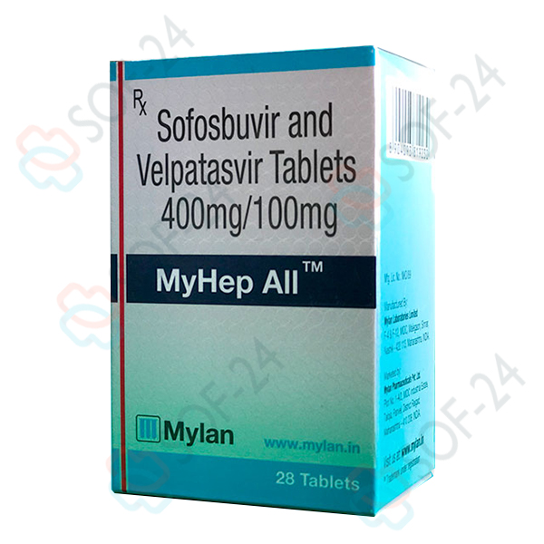 Myhep All Mylan Велпатасвир + Софосбувир